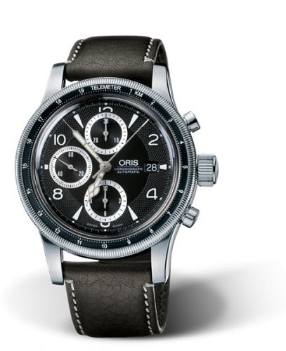 Oris Big Crown Telemeter Chronograph Stainless Steel Black