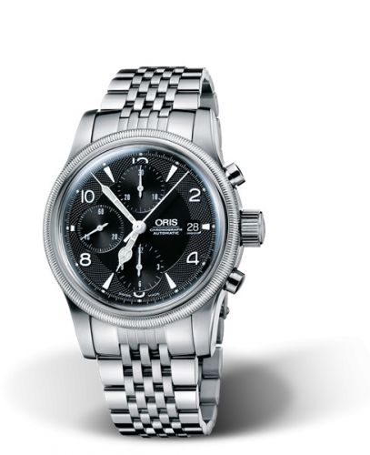 Oris Big Crown Chronograph Stainless Steel Black Bracelet