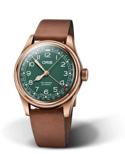 Oris Big Crown Original Pointer Date 40 Bronze Green 80th Anniversary