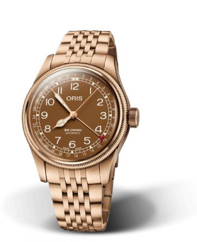 Oris Big Crown Original Pointer Date 40 Bronze Brown Bracelet