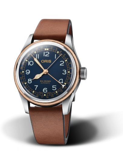 Oris Big Crown Pointer Date 40 Stainless Steel - Bronze Blue