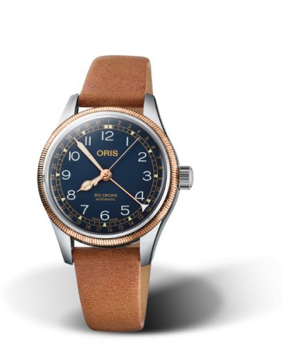 Oris Big Crown Pointer Date 36 Stainless Steel - Bronze Blue