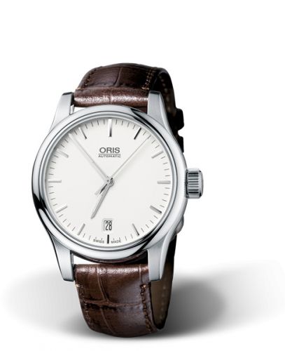 Oris Classic Date 37 Stainless Steel Silver
