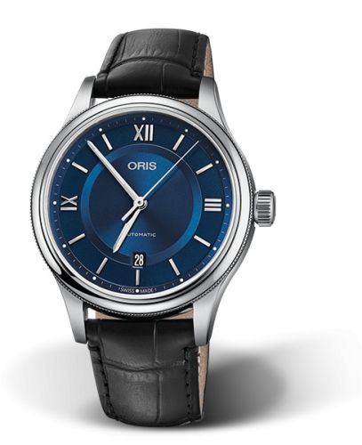 Oris Classic Date 42 Stainless Steel Blue