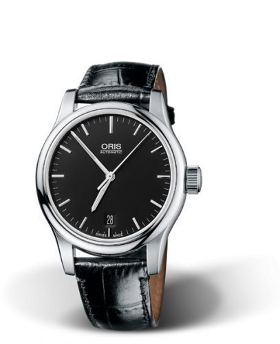 Oris Classic Date 37 Stainless Steel Black