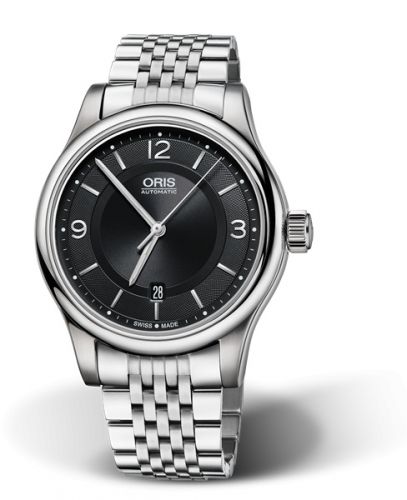 Oris Classic Date 42 Stainless Steel Black Bracelet