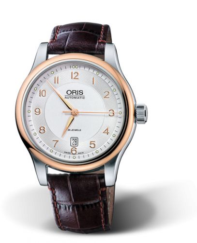Oris Classic Date 42 Stainless Steel - Rose Gold Silver