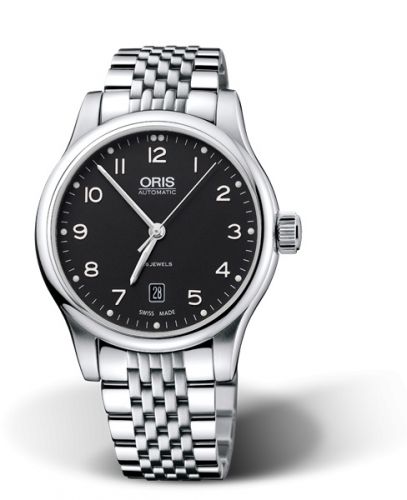 Oris Classic Date 42 Stainless Steel Black Bracelet