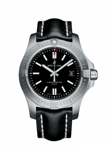 Breitling Chronomat Colt 44 Automatic Black Calf Pin