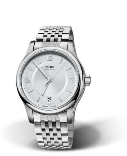 Oris Classic Date 37 Stainless Steel Silver Bracelet