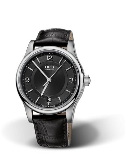 Oris Classic Date 37 Stainless Steel Black