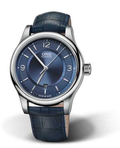 Oris Classic Date 42 Stainless Steel Blue