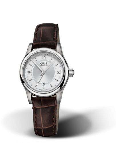 Oris Classic Date Lady 28.5 Stainless Steel Silver