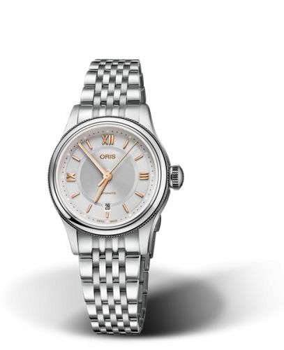 Oris Classic Date Lady 28.5 Stainless Steel Silver Bracelet