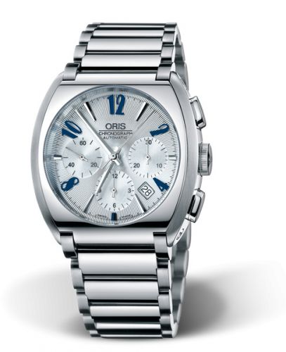 Oris Frank Sinatra Chronograph Stainless Steel Silver Bracelet