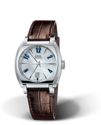 Oris Frank Sinatra Lady Date Stainless Steel Silver
