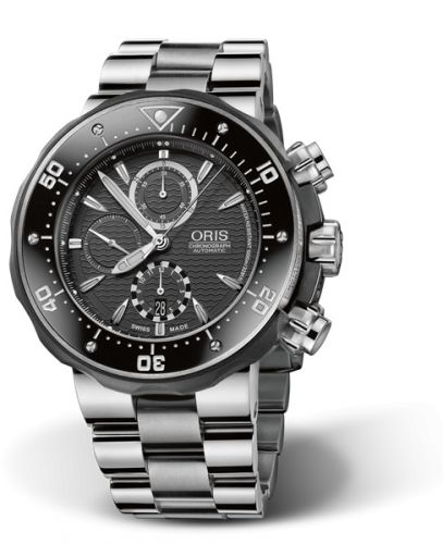 Oris ProDiver Chronograph Titanium Black Bracelet