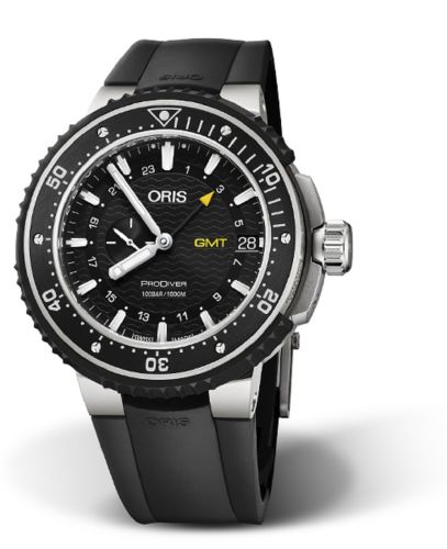 Oris ProDiver GMT Titanium Black Rubber