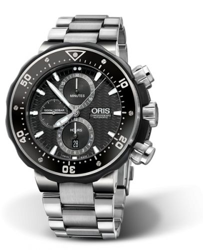 Oris ProDiver Chronograph Titanium Black Bracelet