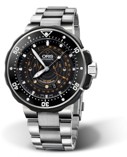 Oris ProDiver Pointer Moon Titanium Black Bracelet