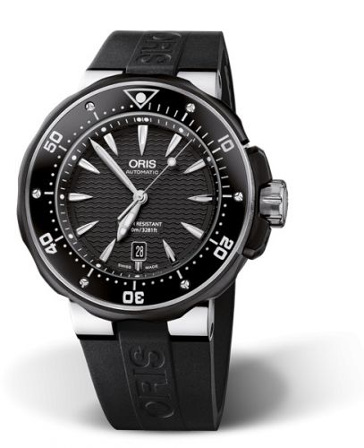 Oris ProDiver Date Titanium Black Rubber