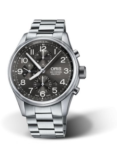 Oris Big Crown ProPilot Chronograph Stainless Steel Grey Bracelet