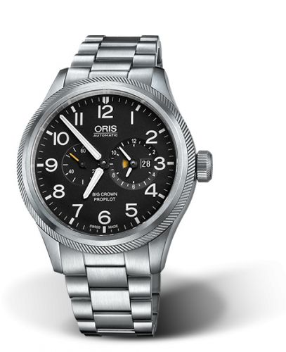 Oris Big Crown ProPilot Worldtimer Stainless Steel Black Bracelet