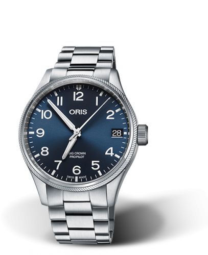 Oris Big Crown ProPilot Big Date Stainless Steel Blue Bracelet