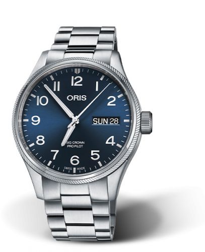 Oris Big Crown ProPilot Big Day Date Stainless Steel Blue Bracelet