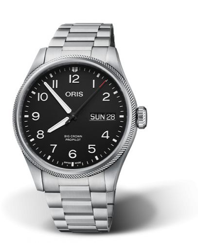 Oris Big Crown ProPilot Big Day Date Stainless Steel Black Bracelet