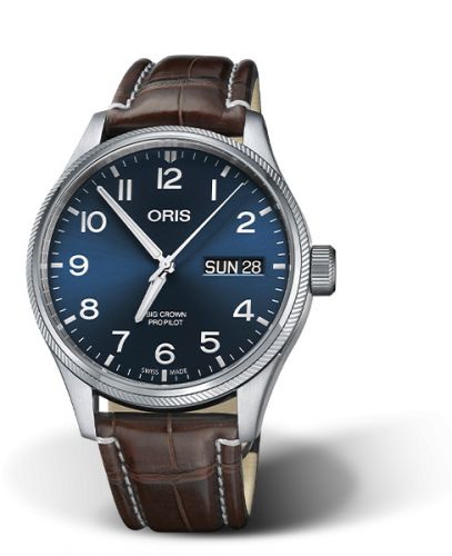 Oris Big Crown ProPilot Big Day Date Stainless Steel Blue