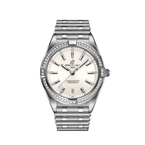 Breitling Chronomat 32 Stainless Steel - Diamond White Rouleaux