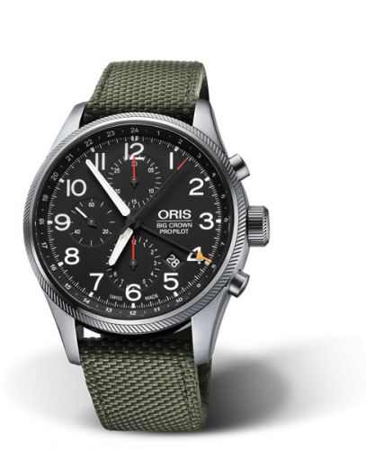 Oris Big Crown ProPilot Chronograph GMT Stainless Steel Black