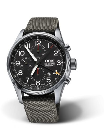 Oris Big Crown ProPilot Chronograph GMT Stainless Steel Black