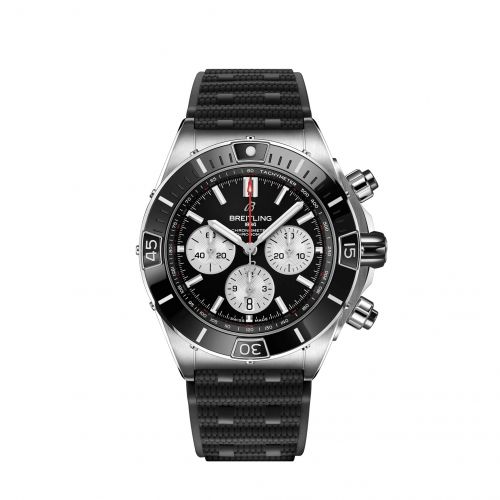 Breitling Super Chronomat B01 44 Stainless Steel Black Rubber