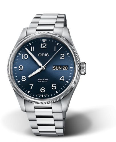 Oris Big Crown ProPilot Big Day Date Stainless Steel Blue Bracelet