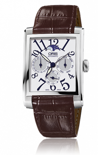 Oris Rectangular Complication Stainless Steel Silver - Arabic