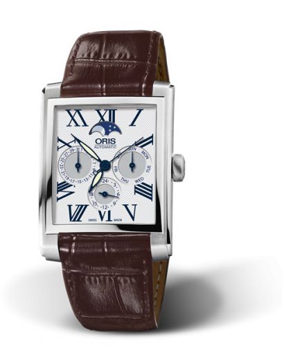 Oris Rectangular Complication Stainless Steel Silver - Roman