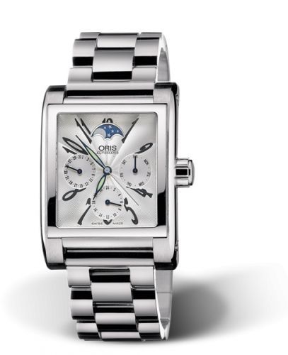 Oris Rectangular Complication Stainless Steel Silver - Arabic