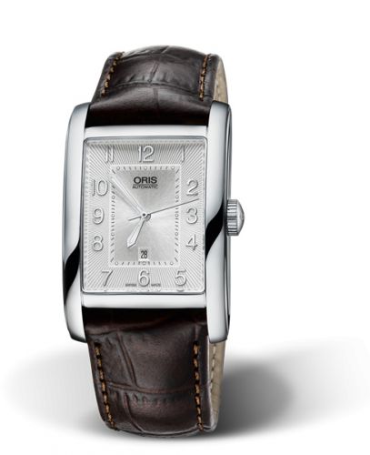 Oris Rectangular Date 30 Stainless Steel Silver - Arabic