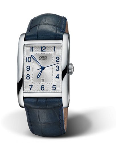 Oris Rectangular Date 30 Stainless Steel Silver - Arabic