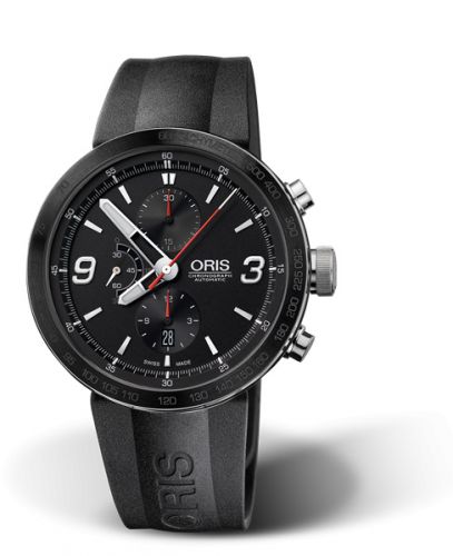 Oris TT1 Chronograph Stainless Steel - Ceramic Black Rubber