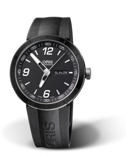 Oris TT1 Day Date Stainless Steel - Ceramic Black Rubber