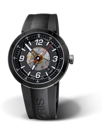 Oris TT1 Engine Date Stainless Steel - Ceramic Skeleton Rubber