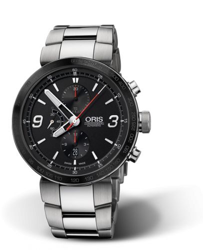 Oris TT1 Chronograph Stainless Steel - Ceramic Black Bracelet