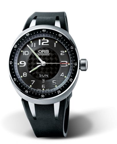 Oris TT3 Day Date Titanium Black Rubber