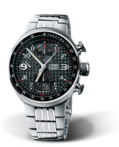 Oris TT3 Chronograph Titanium Black Bracelet