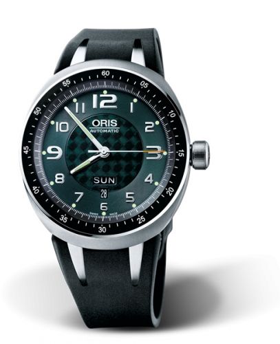Oris TT3 Day Date Titanium Green Rubber