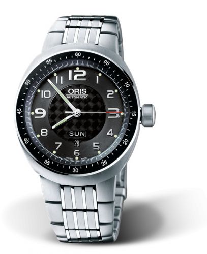 Oris TT3 Day Date Titanium Black Bracelet