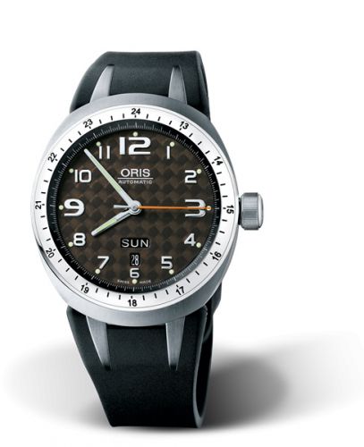 Oris TT3 Day Date Titanium Brown Rubber